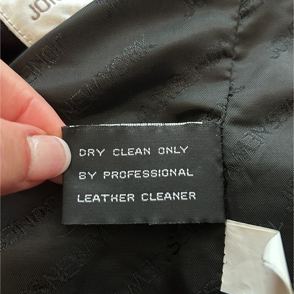 ๐ Jones New York Butter Soft Black Leather Jacket M Elegant Western Vibes - Picture 9 of 10